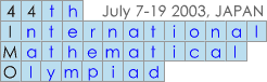 44th International Mathematical Olympiad