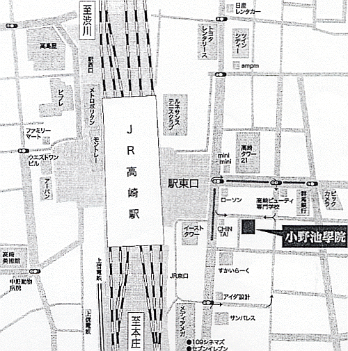 高崎会場の地図