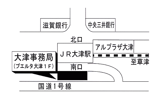 大津会場の地図