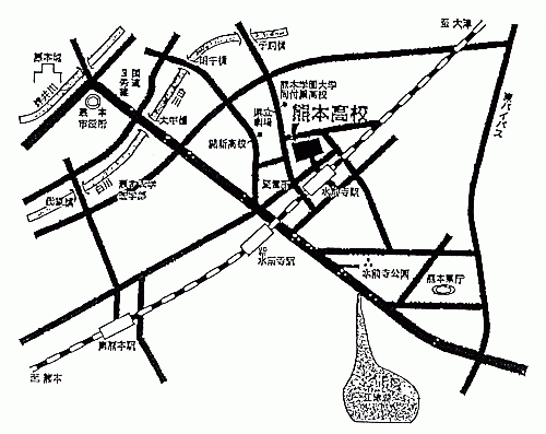 熊本会場の地図