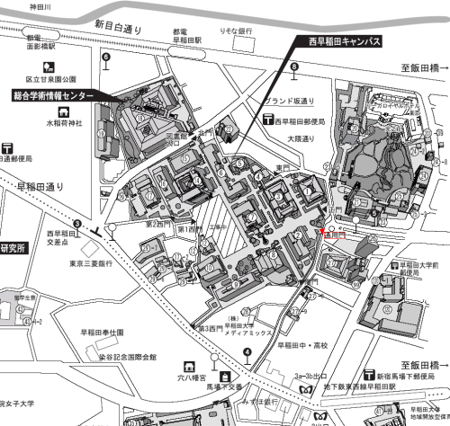 東京会場の地図