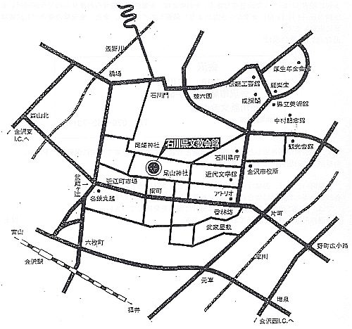 富山会場の地図