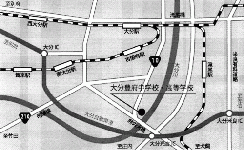 大分会場の地図