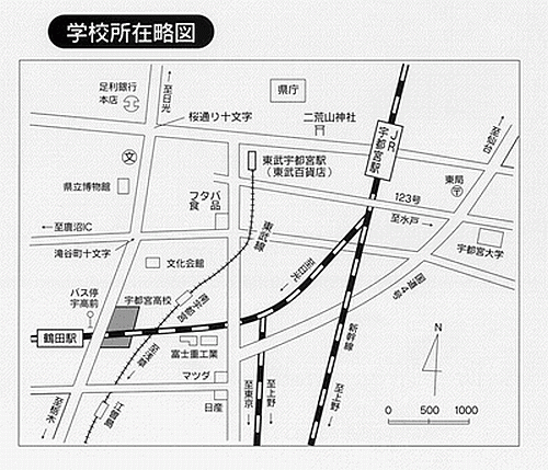 宇都宮会場の地図