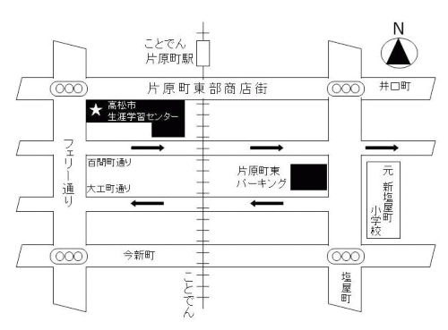 高松会場の地図