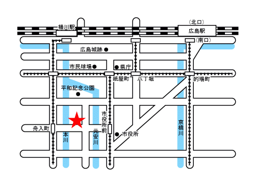 広島会場の地図