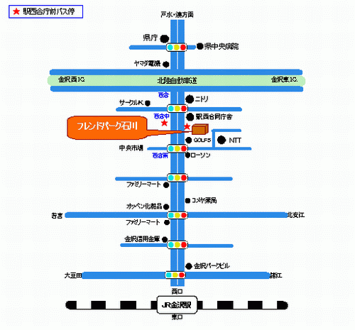 富山会場の地図