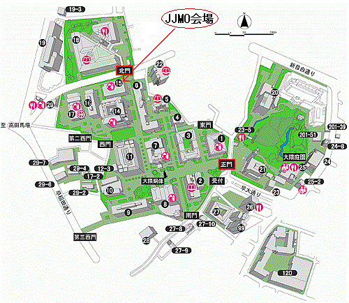 東京会場の地図