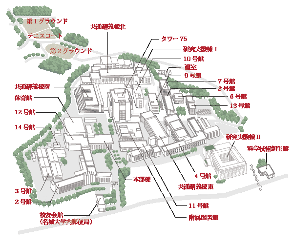 名古屋会場の地図