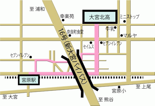 さいたま会場の地図