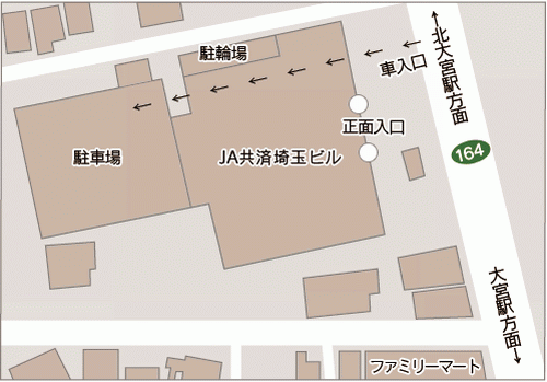 さいたま会場の地図