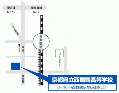 舞鶴会場の地図