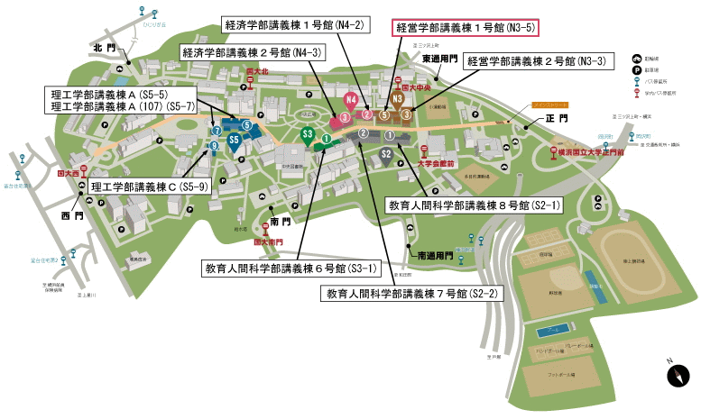 横浜２会場の地図