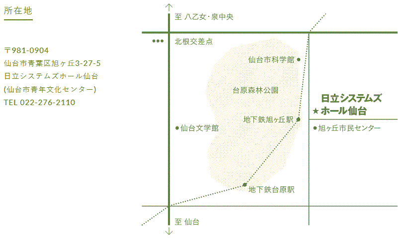 仙台会場の地図