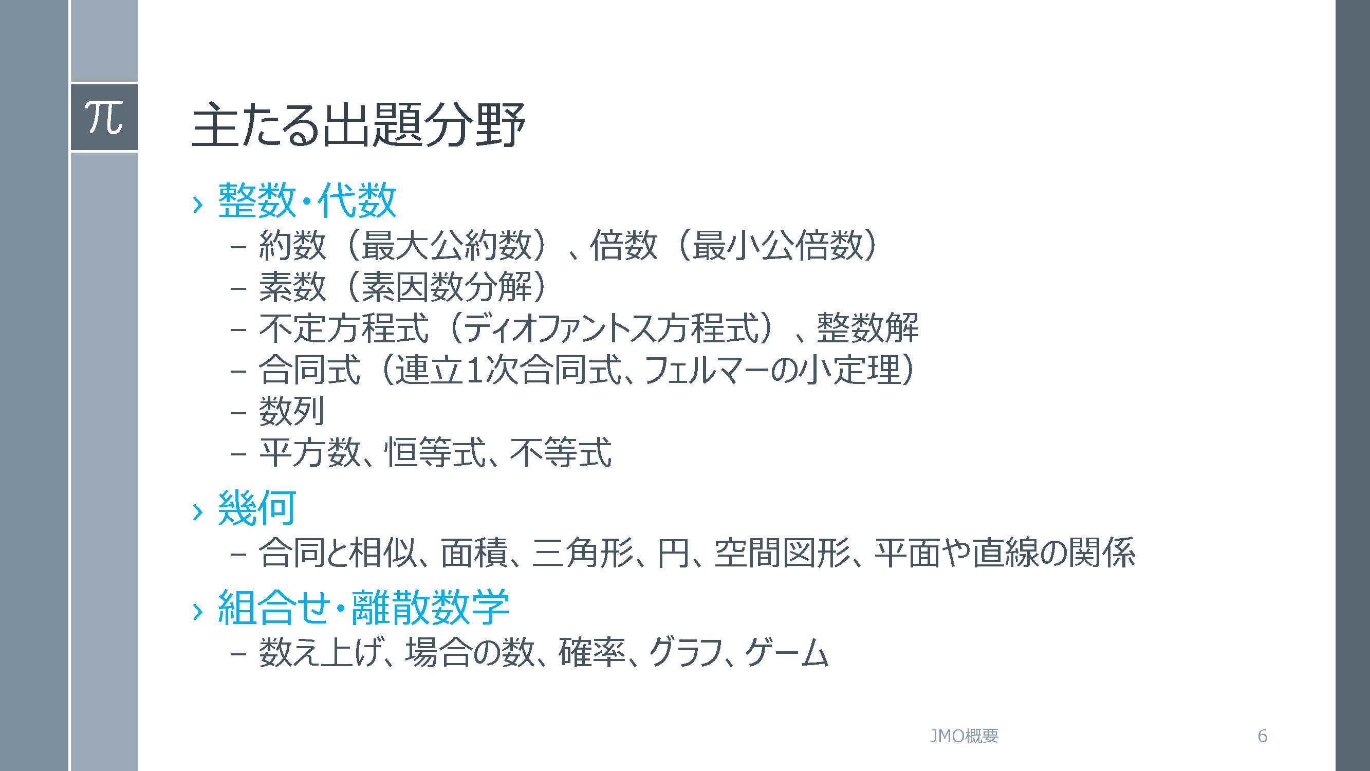 日本数学オリンピック 概要 日本数学オリンピック 概要