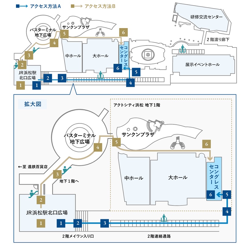 浜松会場の地図