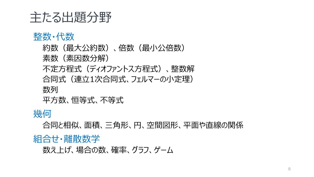 日本数学オリンピック 概要