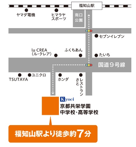 福知山会場の地図