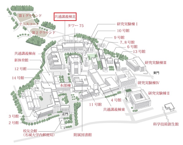 名古屋会場の地図