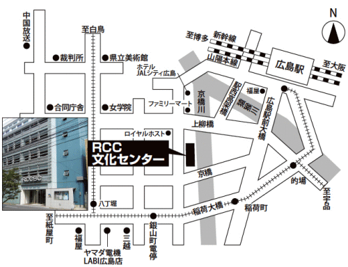 広島会場の地図