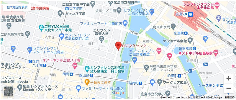 広島会場の地図